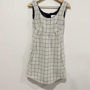 JULIE HAUS Wool Sleeveless Dress Size 0 Lined Classic Preppy Office Academia